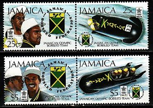 Ямайка, 1988, Олимпийские игры, Калгари, 4 марки